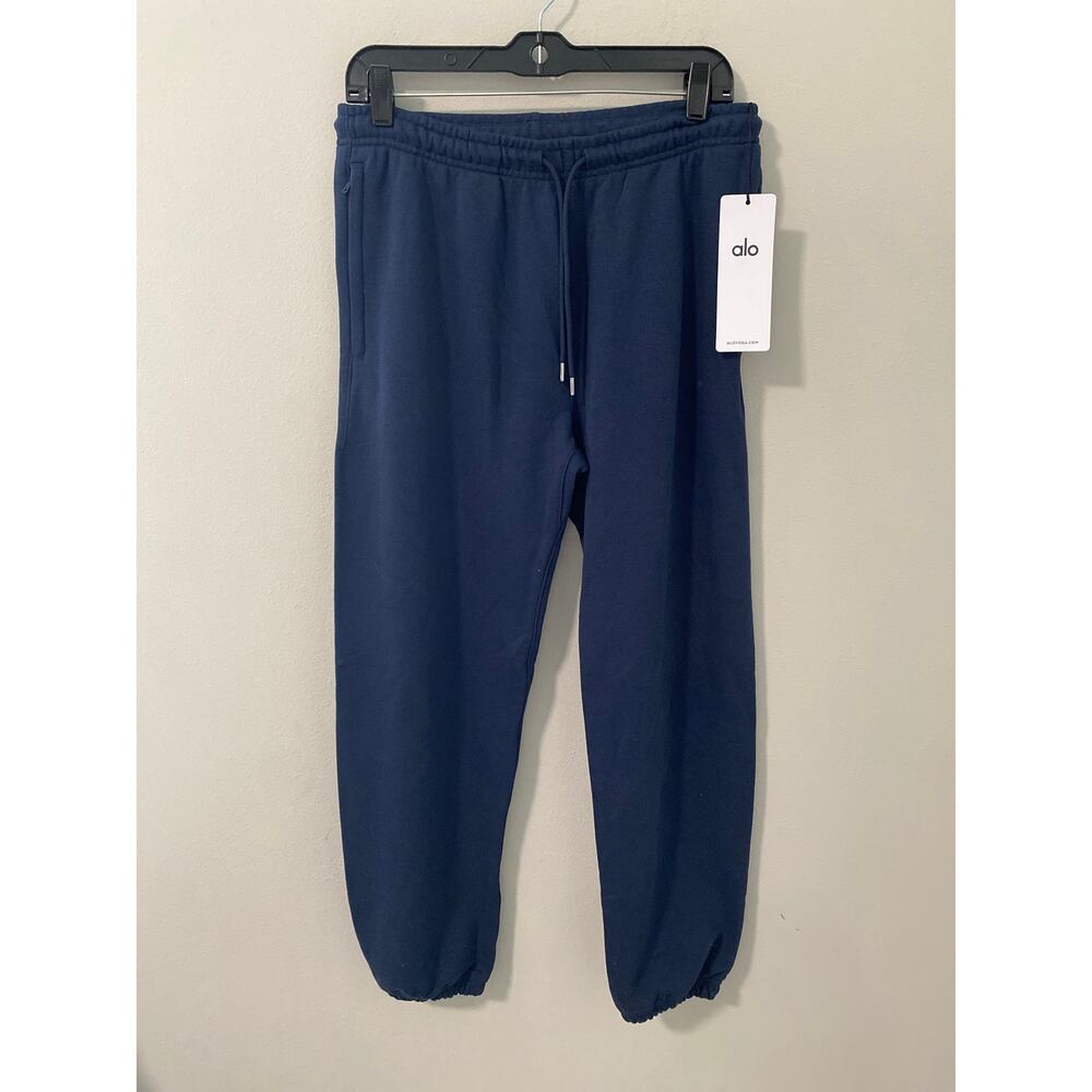 New Alo Yoga Men's Chill Sweatpants, Navy Size Small